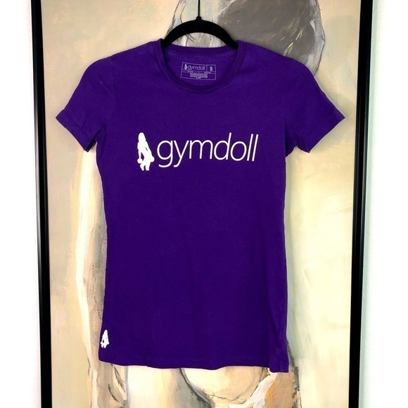 GYMDOLL Royal Purple Tiny Baby Tee - Picture 1 of 6